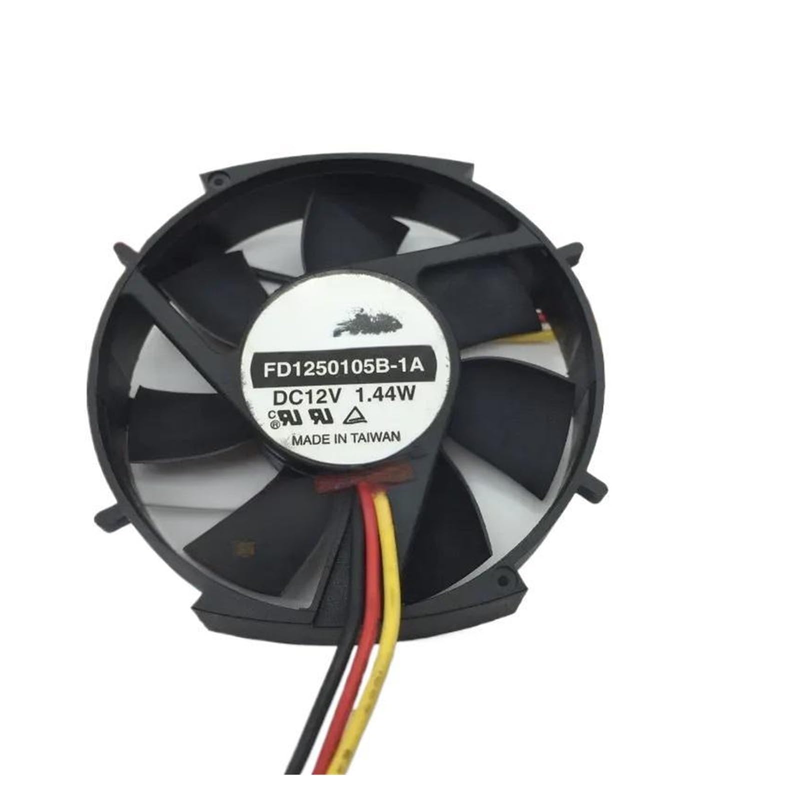 UITGVDQAT FD1250105B-1A DC 12V 1.44W 50x50x10mm 3-Wire Server Cooling Fan