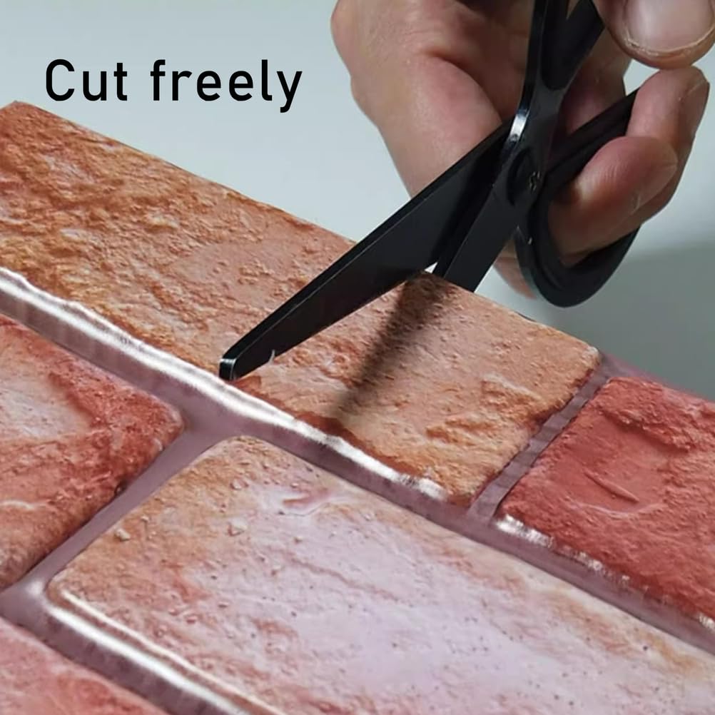 20 Pezzi Piastrelle Peel And Stick,3D Autoadesivi da Parete per Cucina, Bagno,Camino | Piastrelle autoadesive 3D impermeabili da parete per cucina e bagno
