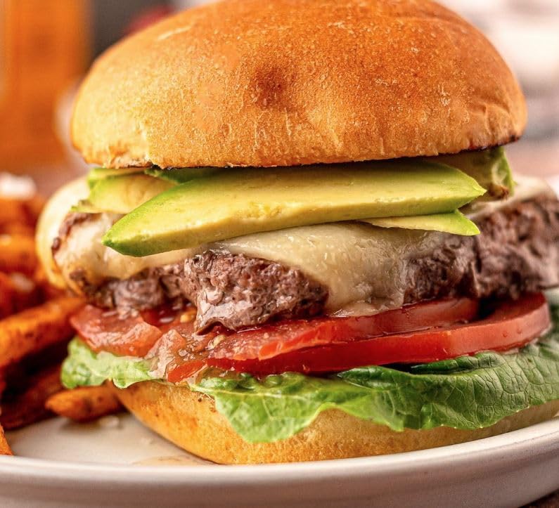Image of Bubba Burger, Frozen Beef Burger Patties, Bacon Cheddar, USDA Choice, 2 lb, Pack of 6