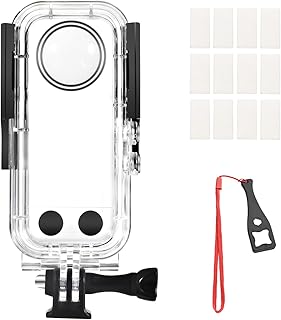 KOCAN X3 waterproof housing, Panoramic Camera Dive Case Waterproof Case Diving Housing Underwater 40M Replacement for X3 Camera