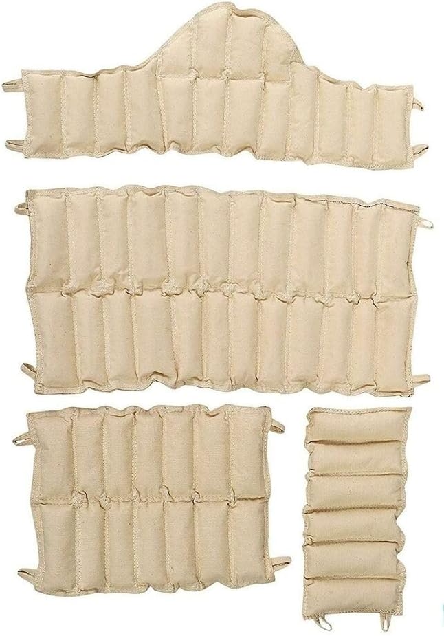 Hot Pack Set Physio Solutions Moist, for Pain Relife 4 Count (Pack of 1)