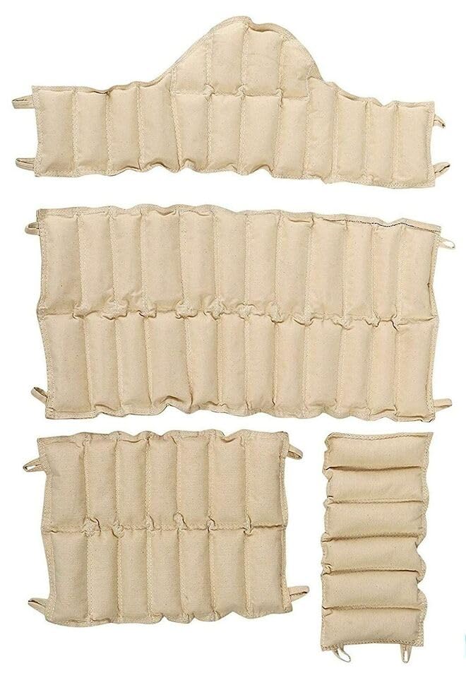 Hot Pack Set Physio Solutions Moist, for Pain Relife 4 Count (Pack of 1)