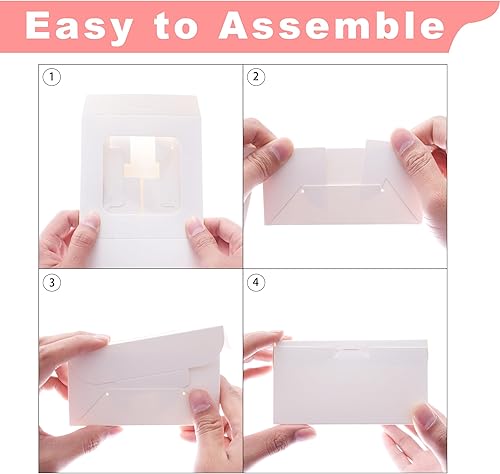 Miniatura 3 de Caja blanca para pasteles de 10 x 10 x 5 pulgadas (60 unidades, 30 cajas y 30 tableros) con tablas para pasteles, cajas de panadería con ventana