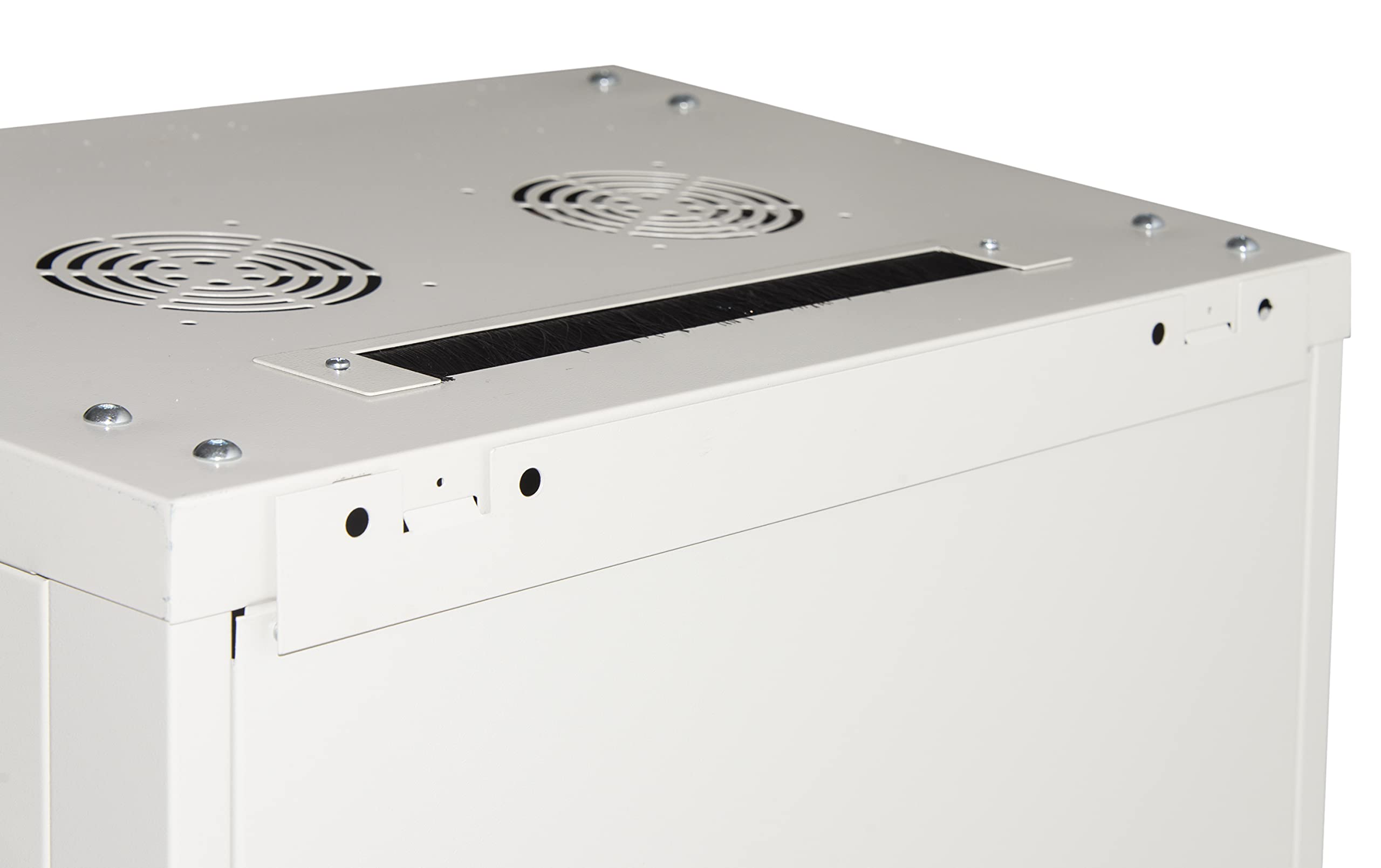 LINK LK1912UGF - Armadio Rack 19" da Muro 12U – 635x600x450 mm, Grigio, Disassemblato, Porta in Vetro, per Server, Switch e Apparecchiature IT