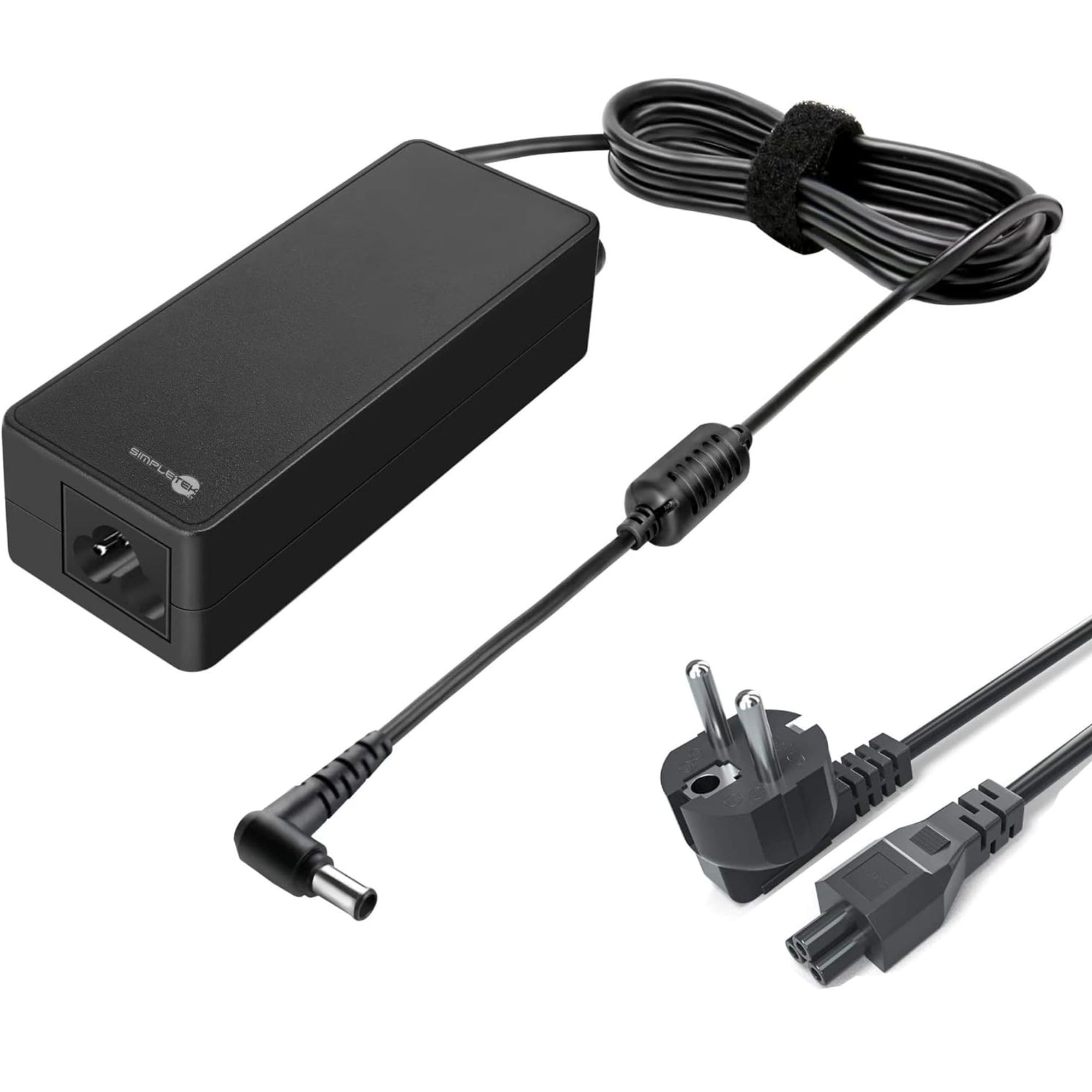 SIMPLETEK - Alimentatore 14V 4A 56W per Monitor - 6.5 x 4.4mm | Compatibile con Samsung Serie Curva/UHD/SyncMaster C24F396FHU C24F396FHR