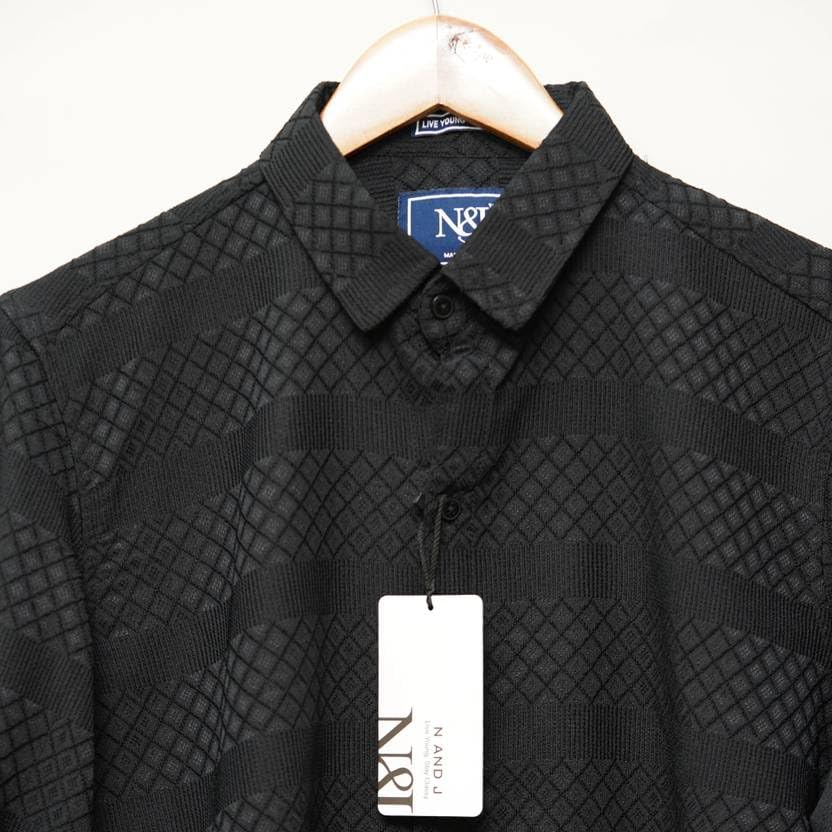 Image of Men's Casual Button Down Shirts Long Sleeve Linen Shirt Fashion Textured Beach Summer Shirts| Men Stylish Shirt | Men Fancy