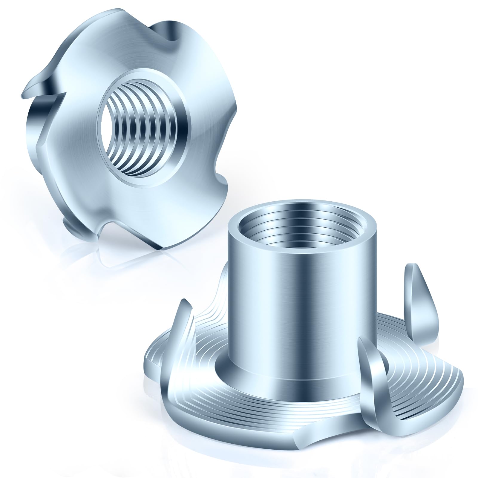Stainless Steel T-Nuts - 25 Pack 1/4-20 -8 Stainless Steel T-Nuts - 25 Pack 1/4-20 -8