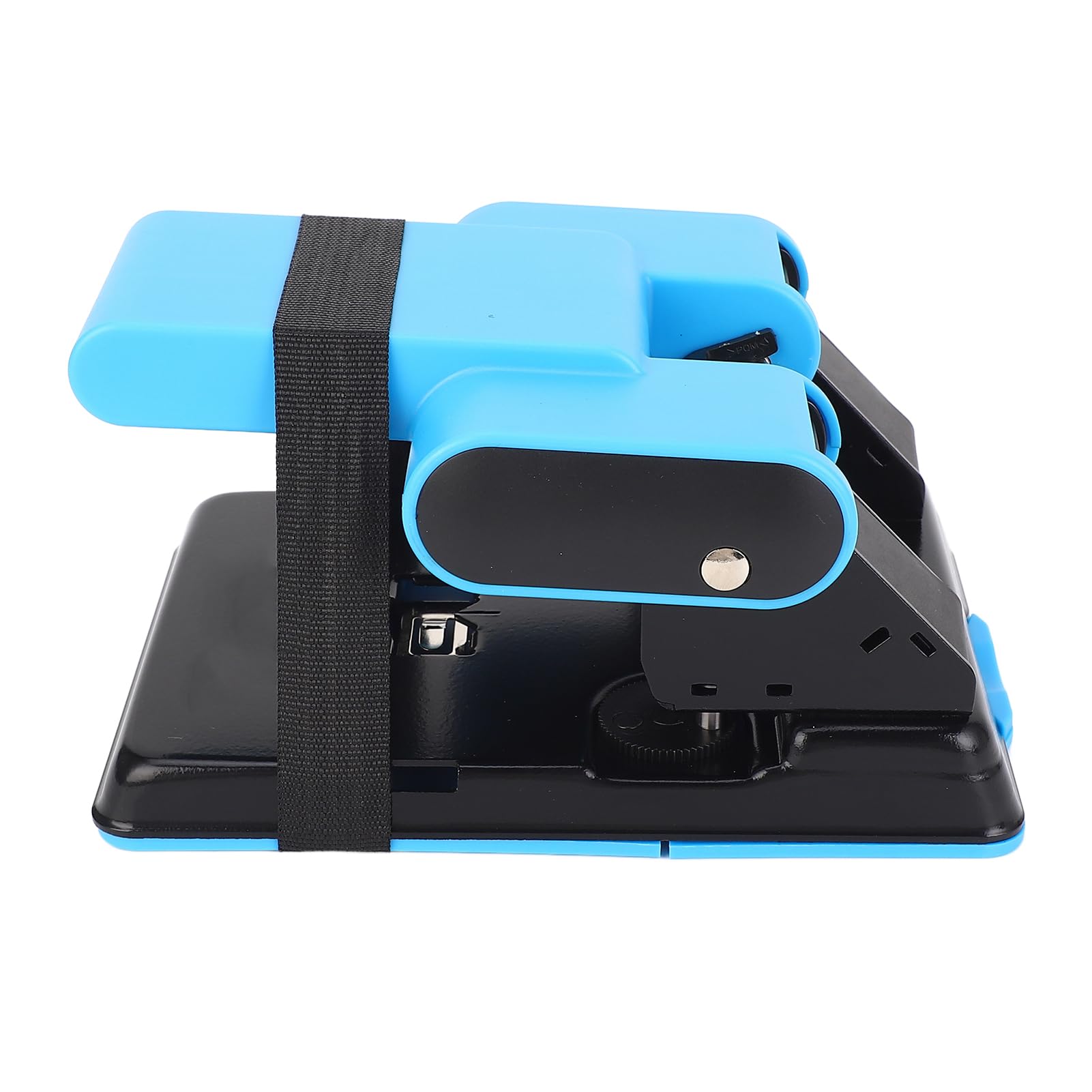 Perforatrice professionale a 2 fori, capacità di 70 fogli, con guida in metallo, righello per carta A4, uso ufficio, struttura in lega ABS, spaziatura 70 mm, 80 mm.