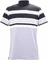 BRIEFING GOLF MARINE STRIPE HIGH NECK／L BRIEFING GOLF MARINE STRIPE HIGH NECK／L