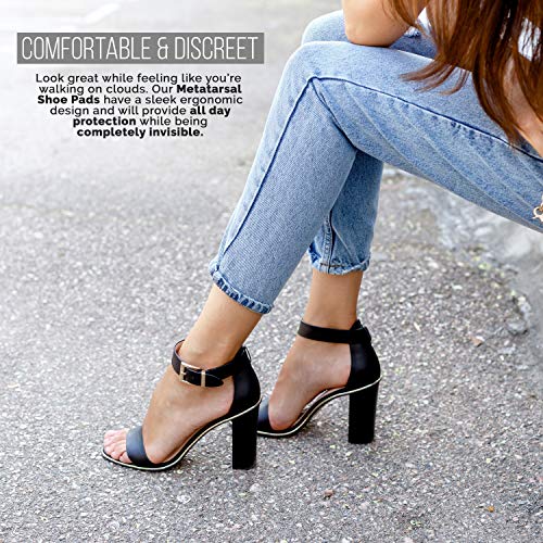 Image of Metatarsal Pads for Women & Men - Ball of Foot Cushions for Pain Relief - Comfortable, Nonslip, Reusable, Light and Great for High Heels