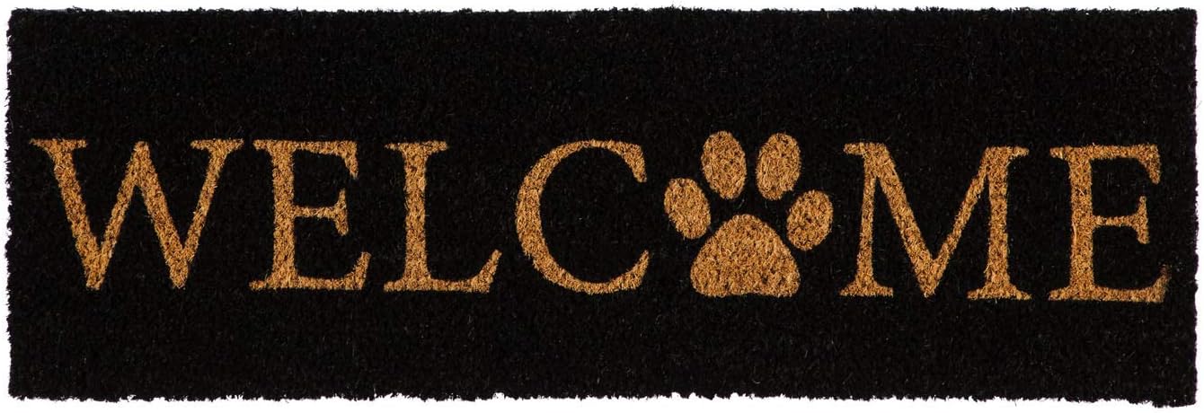 Evergreen Flag Paw Print Welcome Kensington Switch Mat - 28 x 1 x 9 Inches