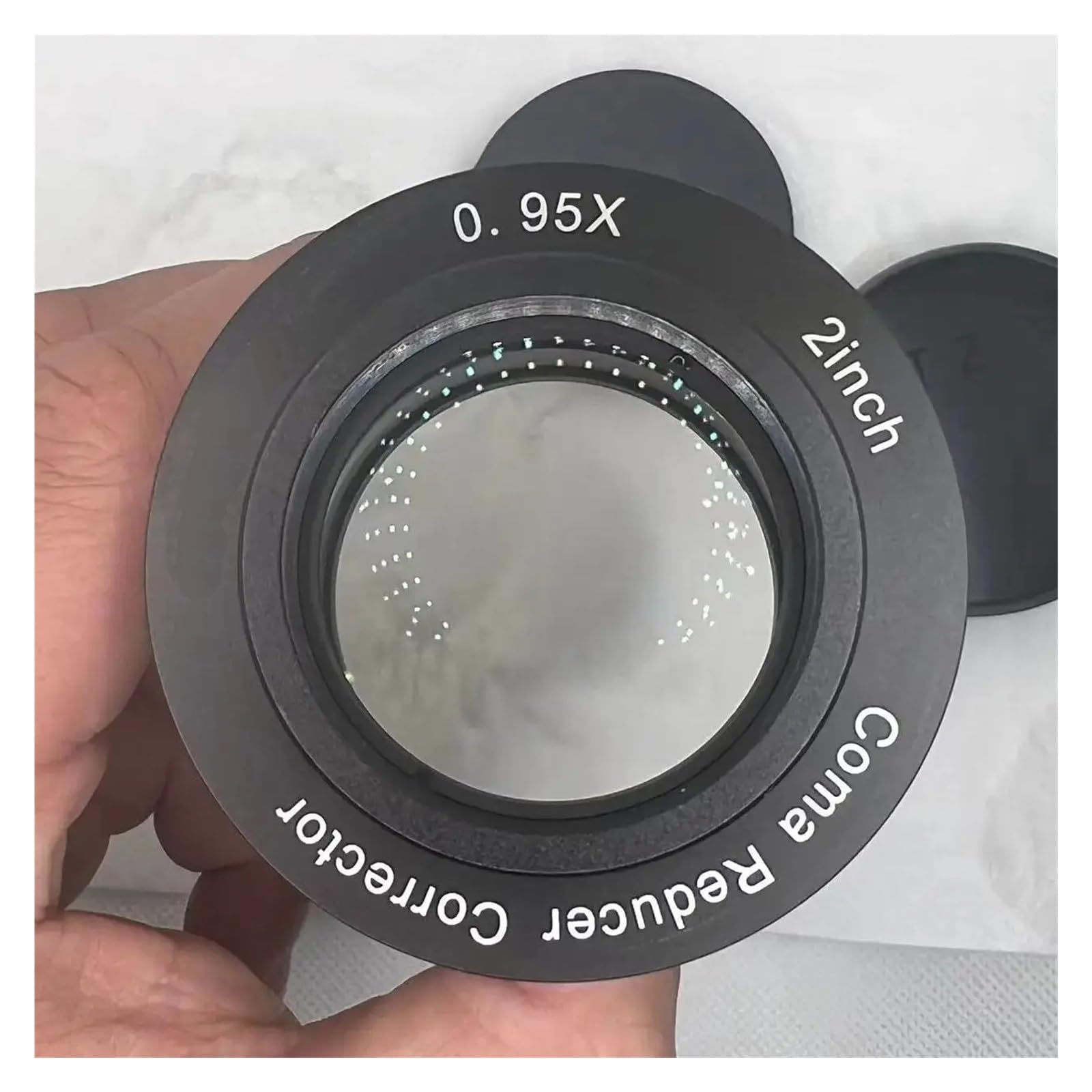 2 Zoll 0,95x MPCC Coma Corrector Reductor für 150-600mm F3-F6 Teleskop | Optische Korrekturlinse, reduziert die Brennweite, verbessert das Bildfeld