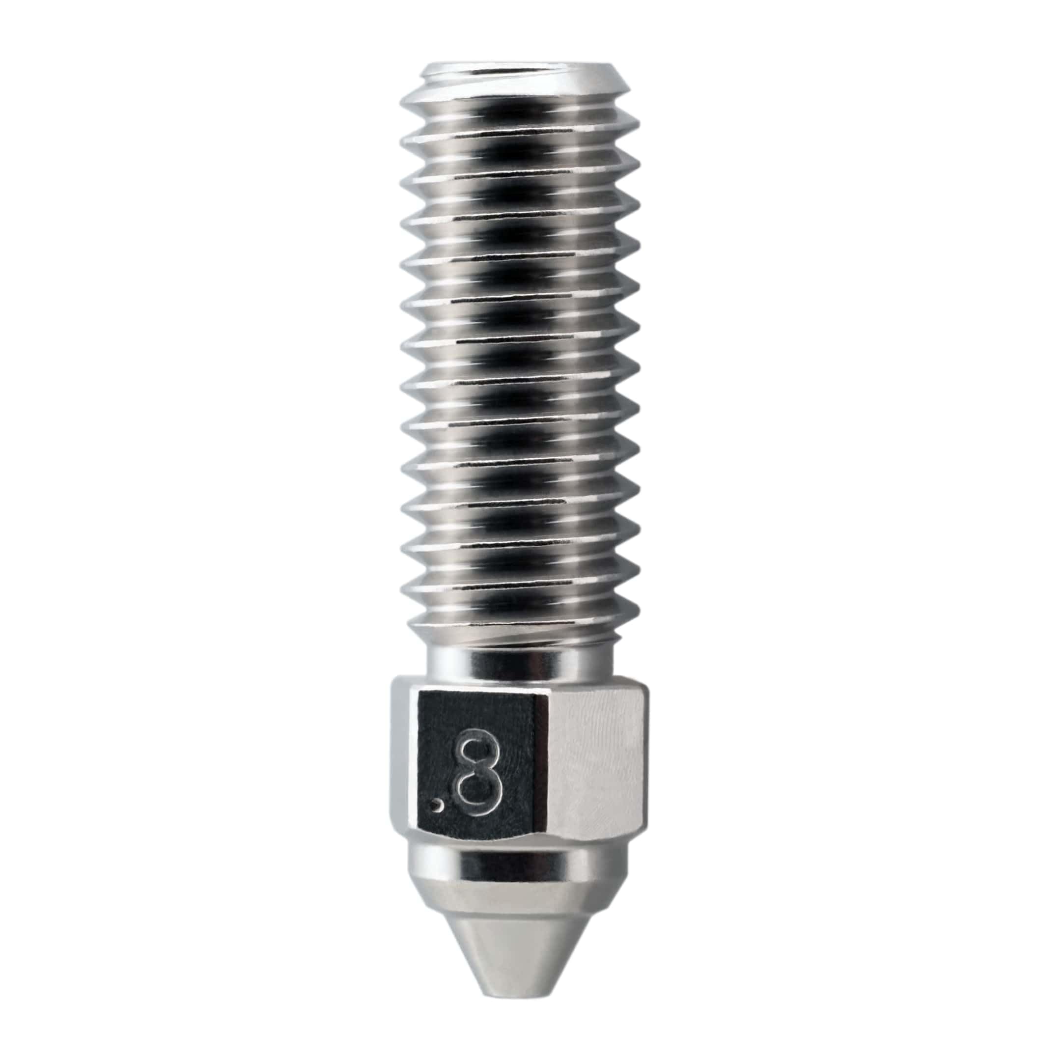 Micro Swiss Brass Plated Wear Resistant Nozzle for Creality K1, K1 Max, CR-M4-0.8mm