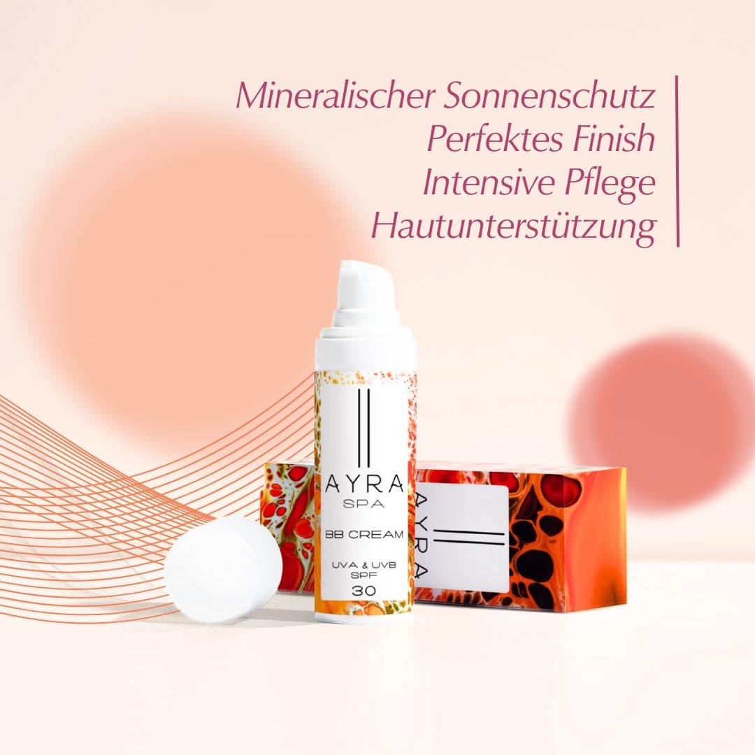 BB Cream LSF 30 | Hydratisierende Getönte Sonnencreme | Universelle Tönung | Lang anhaltend, Leicht & Einfach Aufzutragen | VEGAN, Tierversuchsfrei & 98% Natürlich | COSMOS Zertifiziert