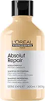 L'Oréal Professionnel Serie Expert Absolut Repair, Shampoo Reestruturante para Cabelos Danificados com Gold Quinoa e Proteína, Reparação e Brilho Intenso, 300ml