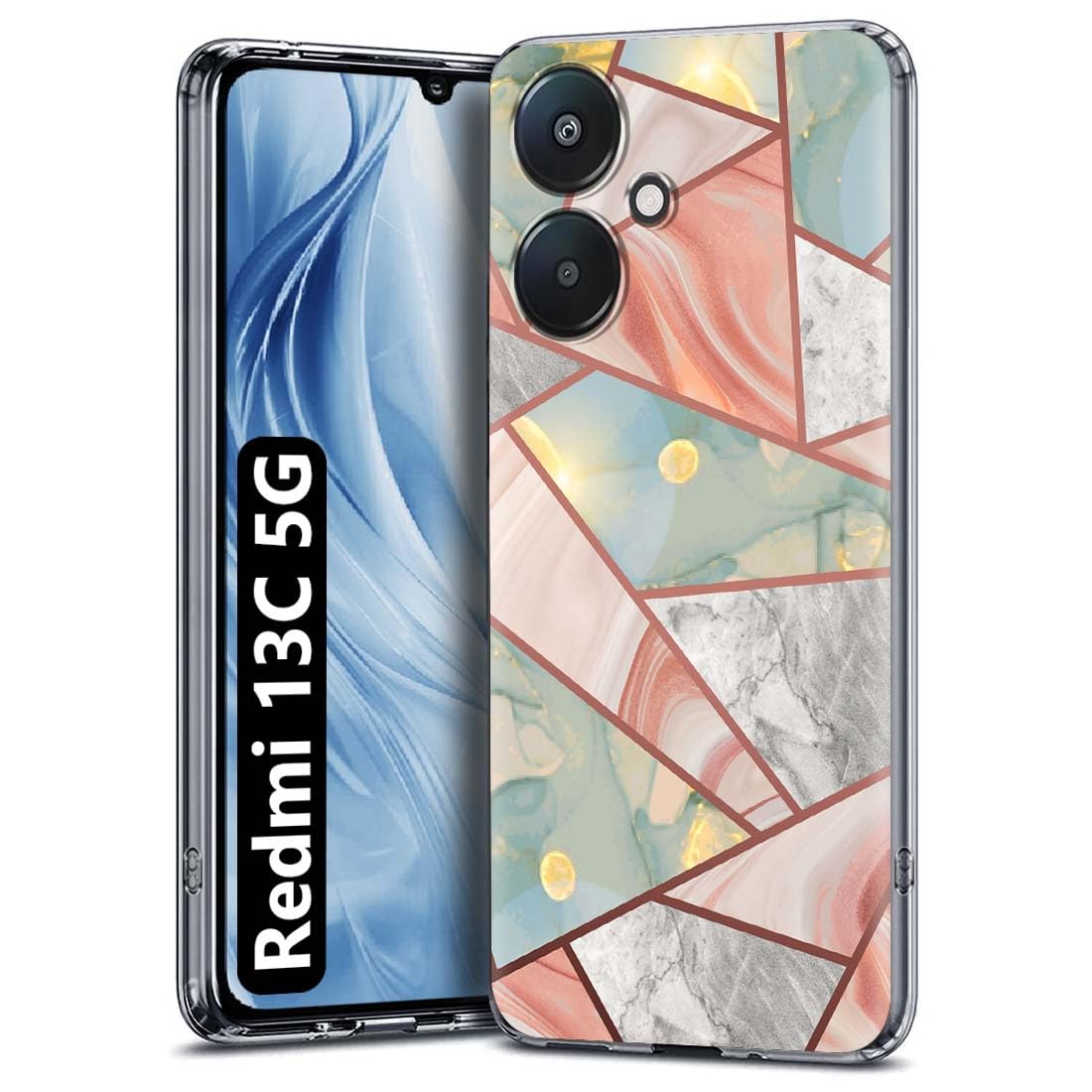 Fashionury Soft Silicone Designer Printed Full Protection Printed Back Case Cover for Redmi 13C 5G / Poco M6 5G -D1022 (B0CQXSRJFH) Amazon Price History, Amazon Price Tracker