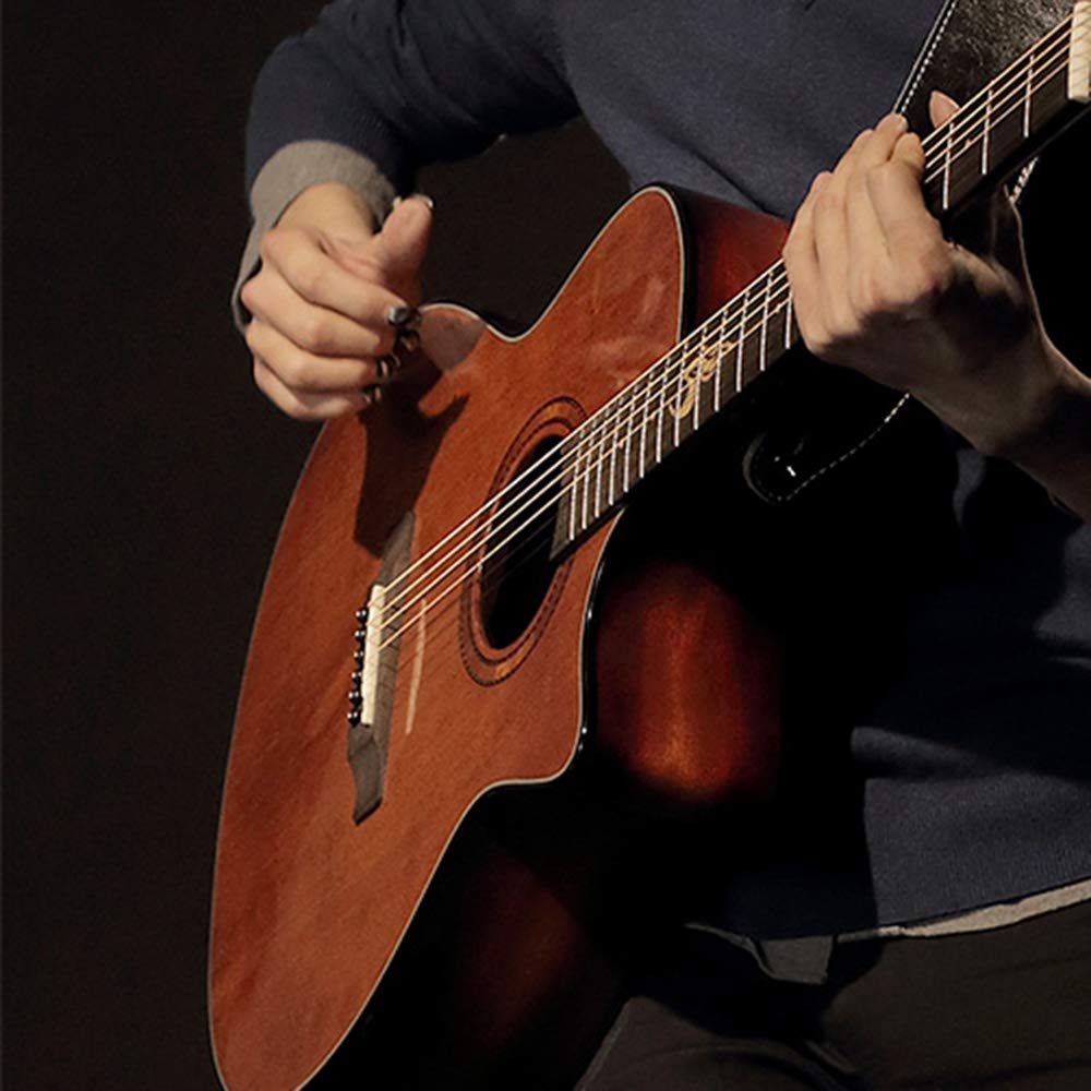Walmeck Gitara Klasyczna 38'' o Gładkim Brzmieniu, łatwa Kontrola, (Drewno)