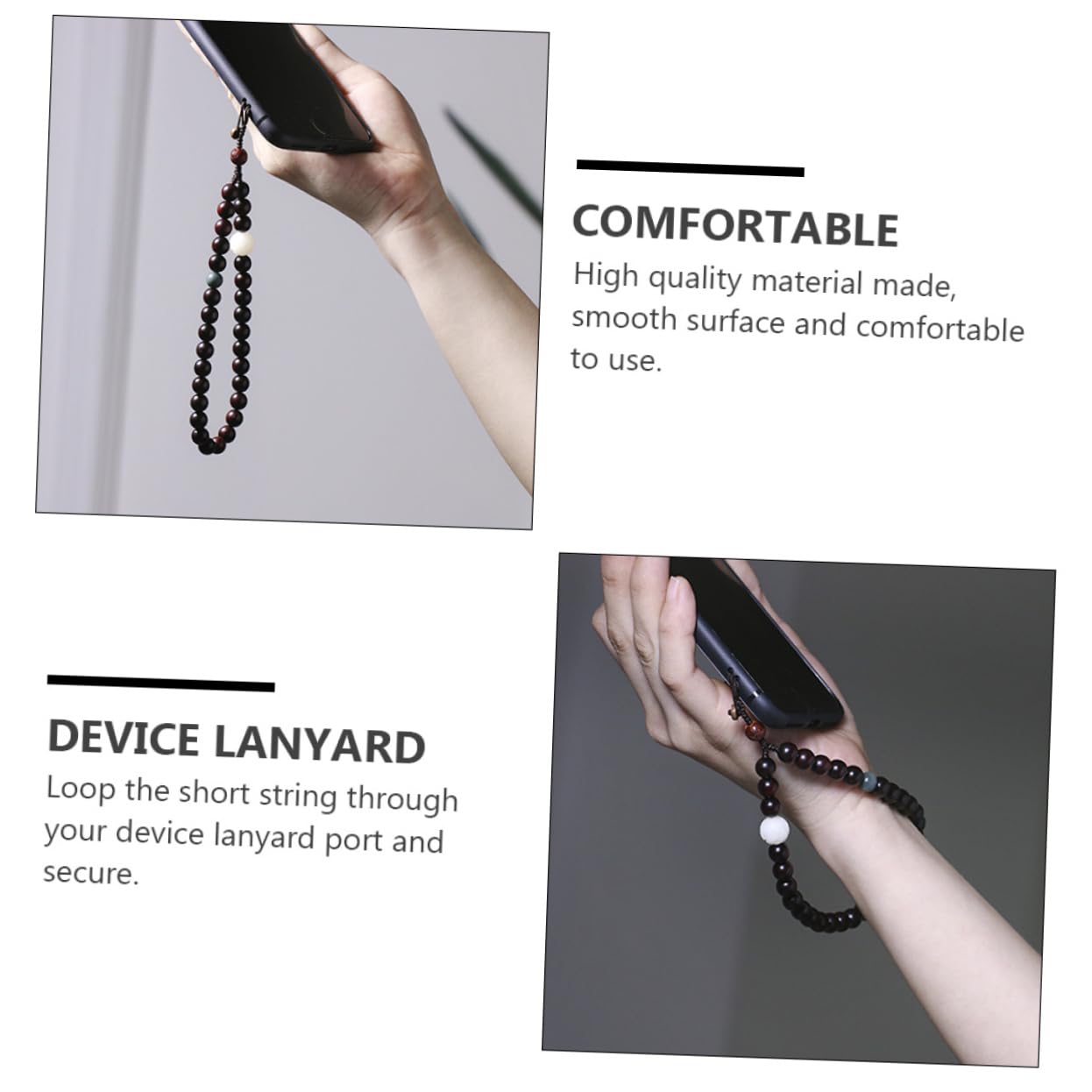 jojofuny 2piezas Lanyard De Teléfono Vintage Para Muñeca Diseño Chic y Práctico Para Caídas Compatible Dispositivos Móviles
