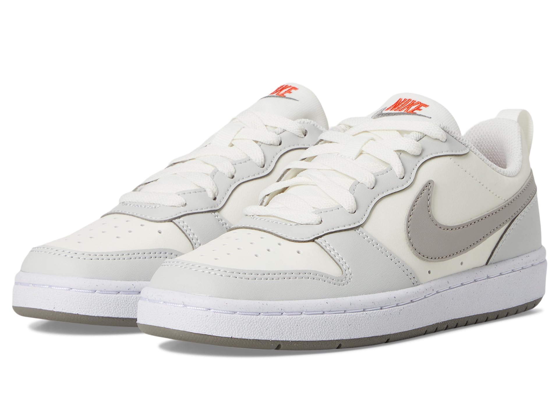 Nike Boy's Court Borough Low Recraft (Big Kid) Sneaker, Sail/College Grey/Photon Dust, 4.5