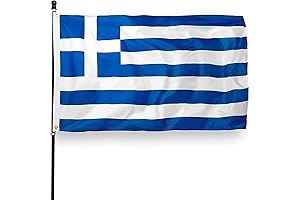 DANF Ultimate Greece Flag for Proud Displays: Windproof, Double-Sided Glory