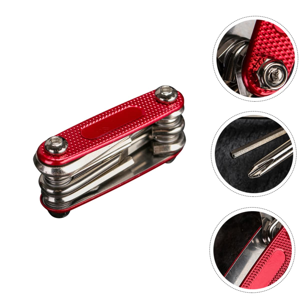 Toddmomy Chiave Inglese per Bicicletta Chiave Inglese per Bicicletta Chiave Esagonale Interna Chiave Inglese Pieghevole Kit di Chiavi per Bicicletta Kit di Chiavi per Bicicletta