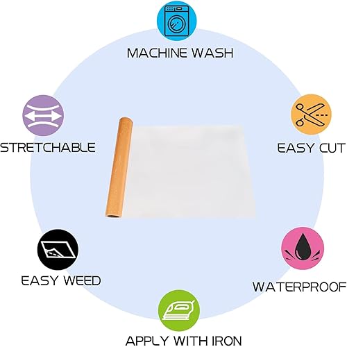 Miniatura 9 de RENLITONG - Rollo de vinilo reflectante de transferencia de calor arcoíris de 12 pulgadas x 5 pies para camisetas de bricolaje, vinilo para planchar