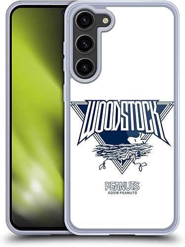 Vista 252 de Head Case Designs Officially Licensed Peanuts Woodstock Insignia Rock Tees Gel Case [Military Grade Protection] Compatible with Samsung Galaxy S22+