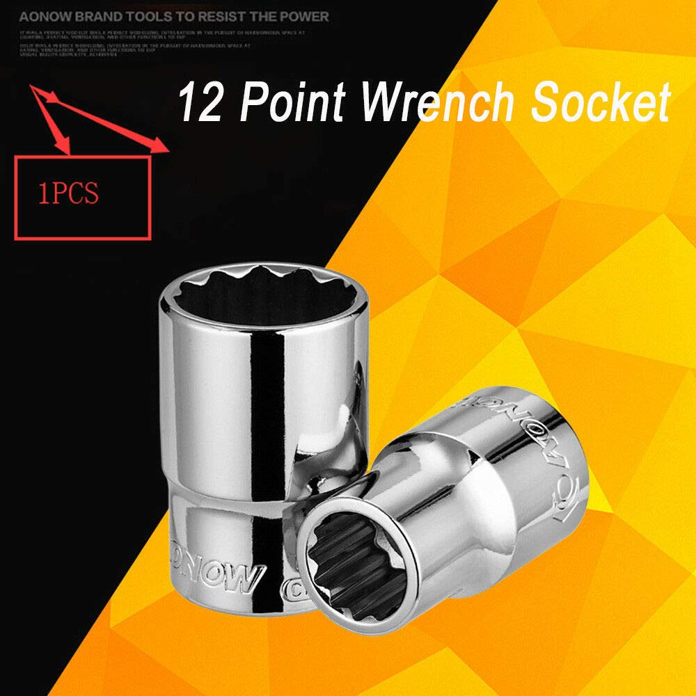 Silverline Tools Stecknuss-Set 1/2 Antrieb – 12-teilig, Metrisch, Für Profis Und Hobby-Handwerker