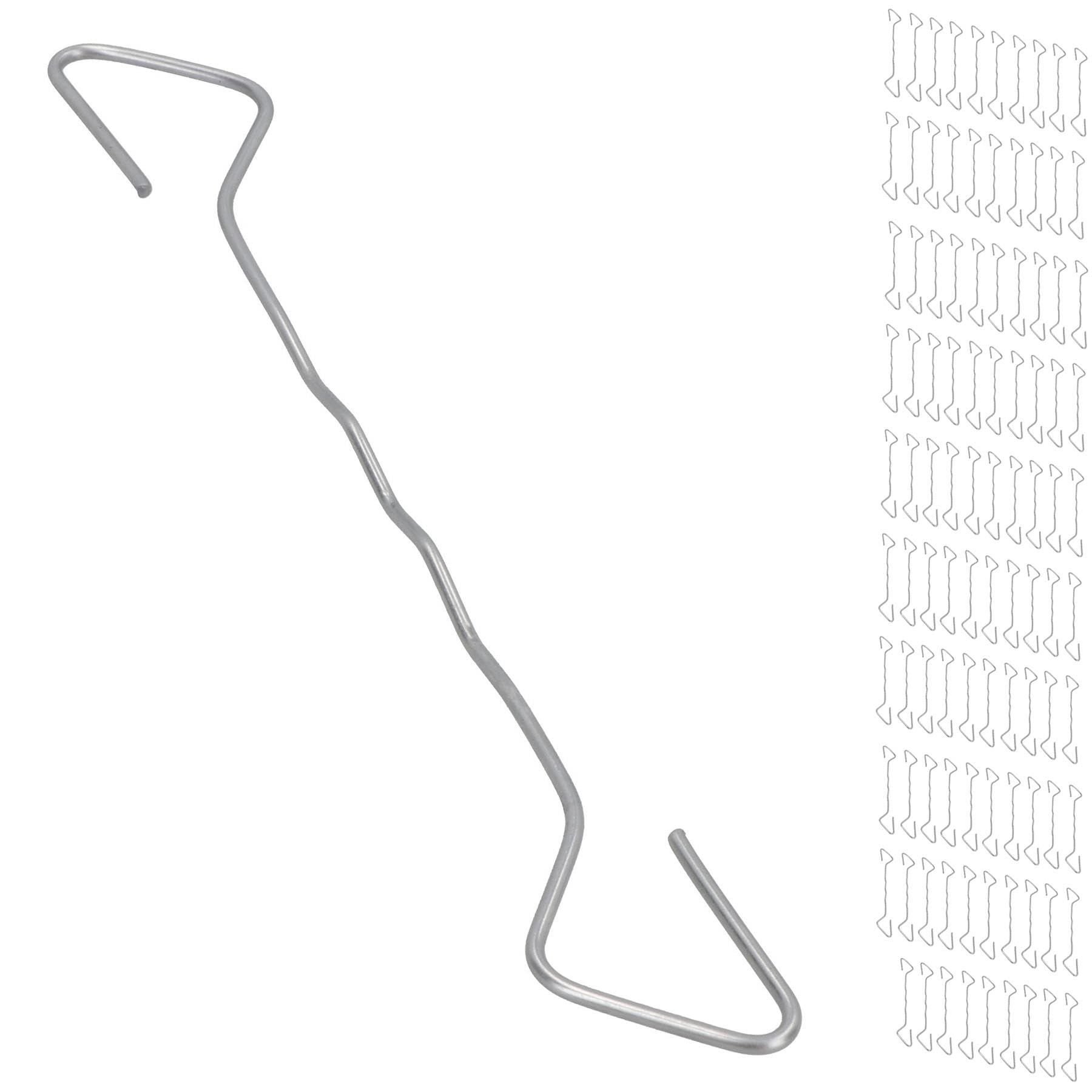 Stainless Steel Type 4 Cavity Wall Tie 200mm 50-75mm Bricklaying Housing 100PK