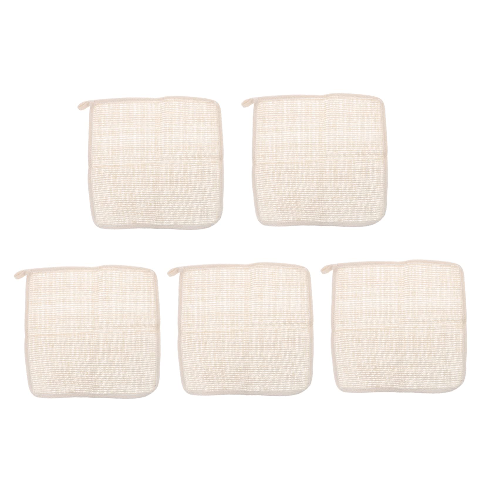 WOFASHPURET 5Pcs Linen Bath Towels for Exfoliating Cleaning Thickened Shower Wipe for Comfortable Washing for Skin Care Gentle Cleansing Present for Family and Friends
