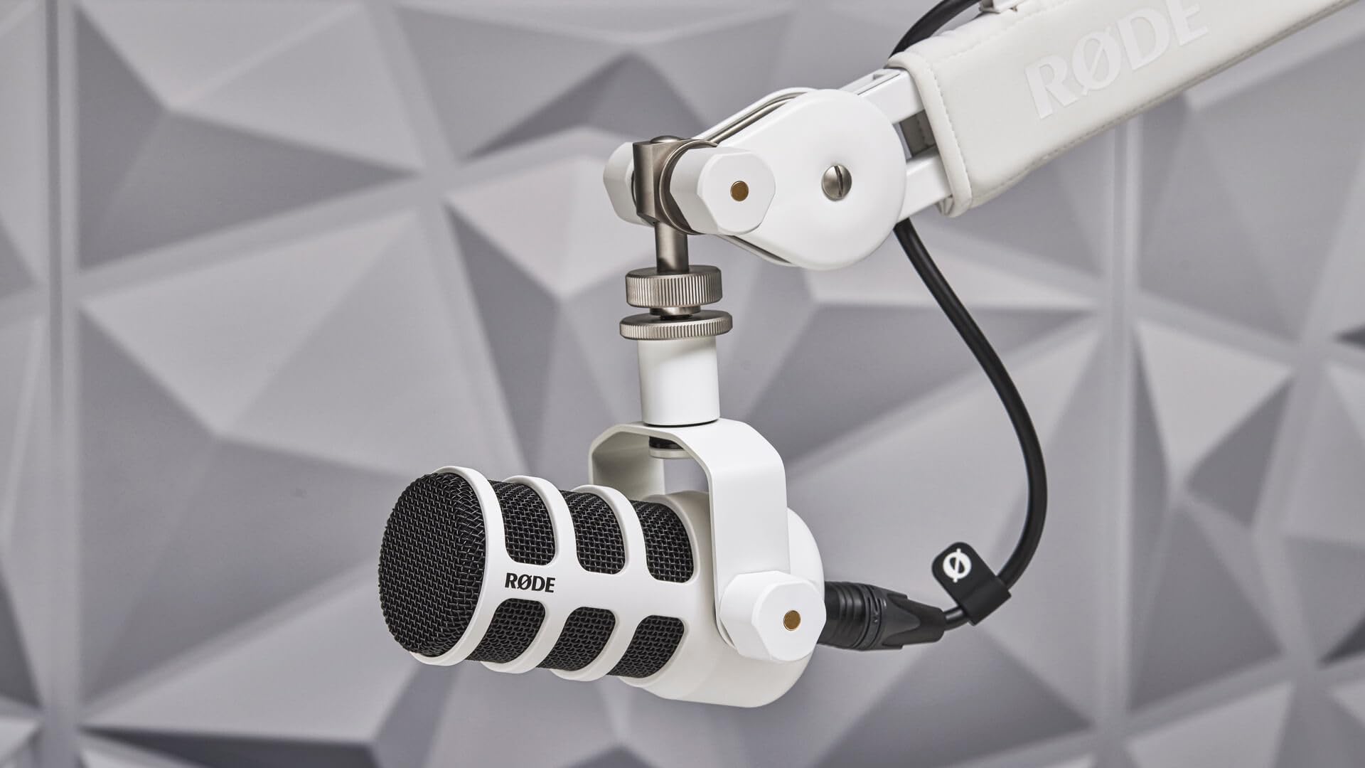 RØDE Rode PSA1+ - Brazo articulado para micrófono (incluye cable XLR keepdrum), color blanco