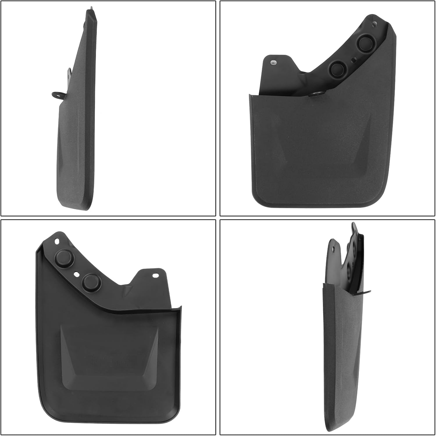 Mud Flaps Splash Guards Fits for Toyota Tacoma 2024 | No Drilling Required Bendable Mud Guards | Front & Rear 4-Piece Set Car Accessories