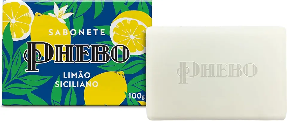 PHEBO Sabonete Limão Siciliano, Amarelo, 100g