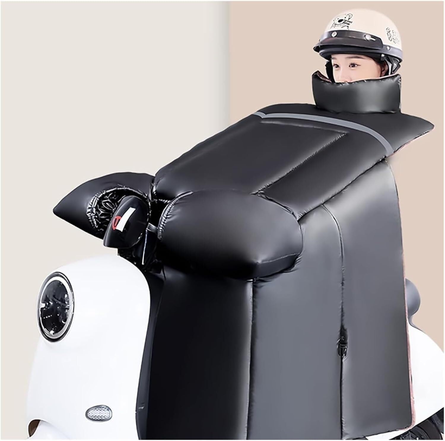 Couette coupe-vent de moto contre le froid et la pluie fine