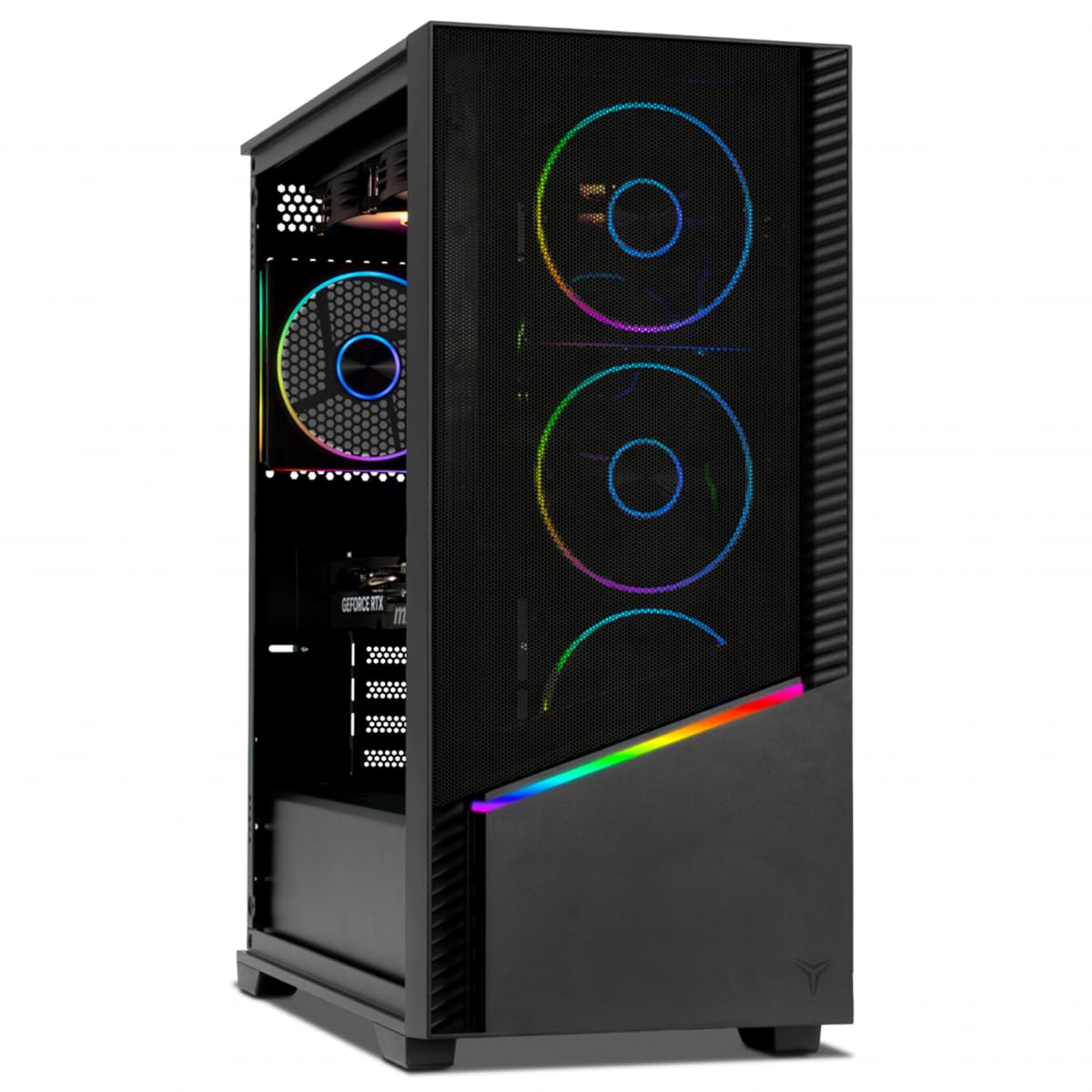 YEYIAN PC Gamer Elara | AMD Ryzen 7 7800X3D Gaming Processor 8 Cores a 5.0 GHz | NVIDIA GeForce RTX 5070 12GB GDDR7 | 32GB DDR5 6000MHz | SSD 1TB NVMe Gen4 | Win 11 Pro