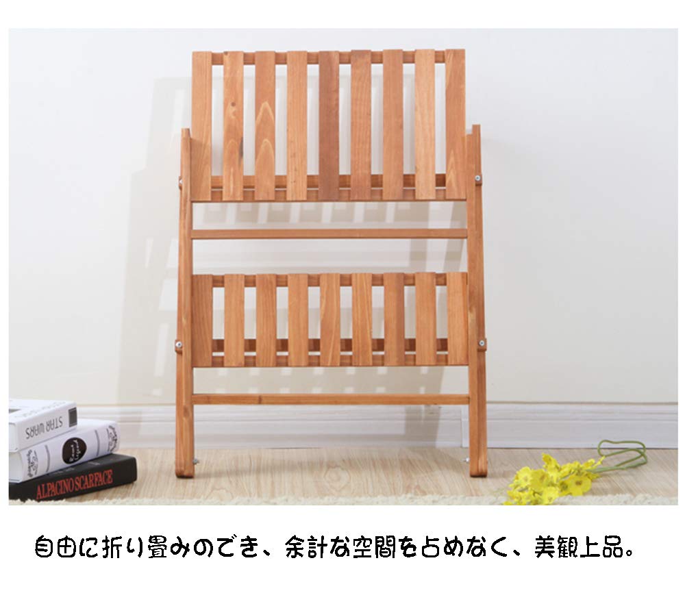 Amazon｜オープンラック 2段 折りたたみラック ウッド シェルフ
