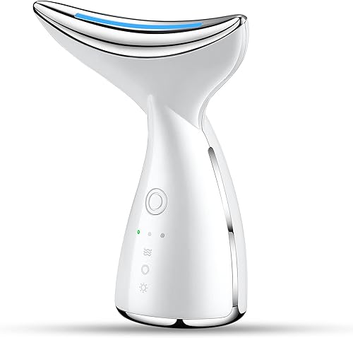 Dispositivo de apriete facial y cuello, reafirma y aprieta la piel flácida, masajeador facial de belleza para mujeres y hombres