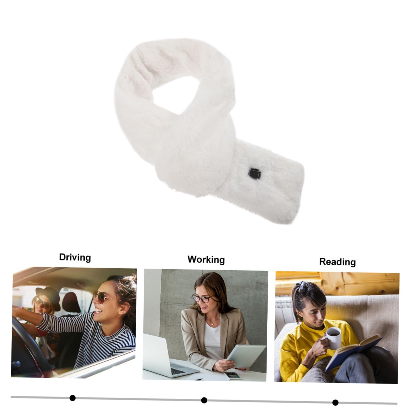 2pezzi Scarf Riscaldante Elettrico Per Uomini e Donne Scialle Termico Per Inverno Scaldacollo Usb Ricaricabile Elegante e Sicuro Per Attività All Aperto e Uso Quotidiano