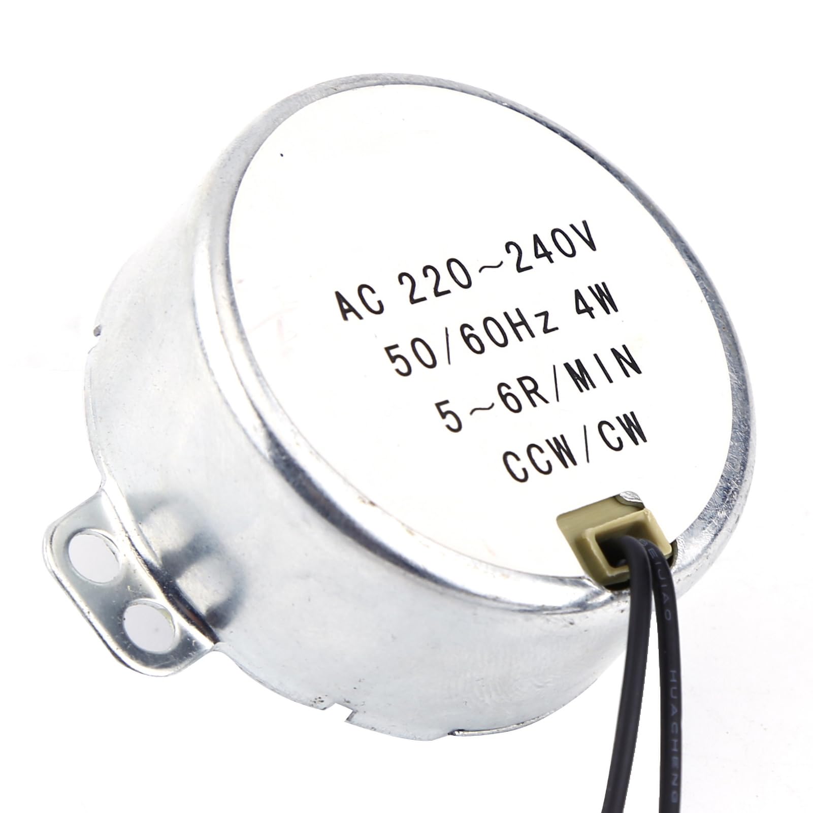 drehbar Synchronmotor 50/60 Hz Frequenz AC 220~240V Getriebemotor CW/CCW 4W Mikrowelle (5-6 obr./min)
