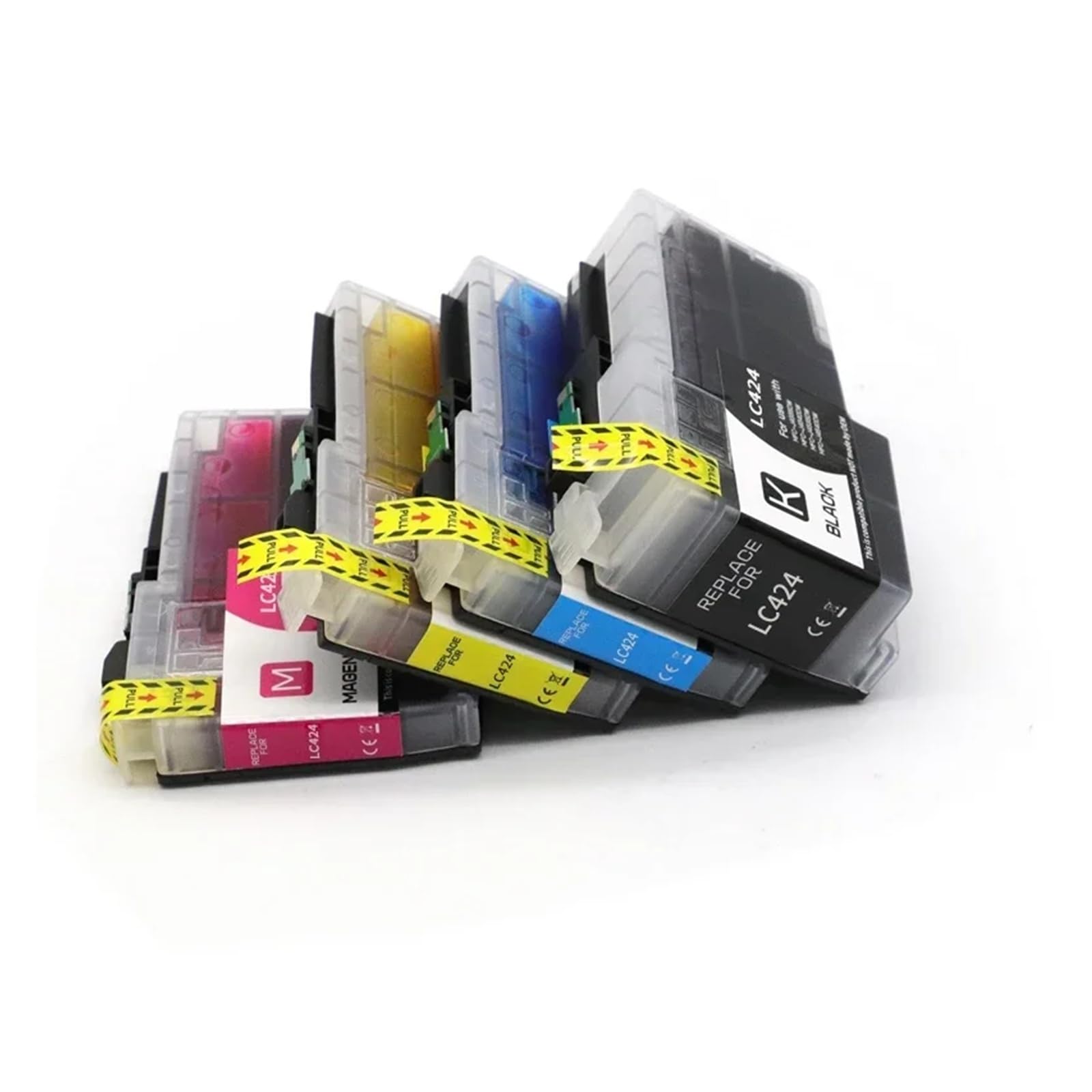 Cartucce d'inchiostro LC424 compatibili for Brother DCP-J1200DW J1200W | J1200WE, LC424BK LC424C LC424M LC424Y, set da 4 colori, fornitura inchiostro stampante(1set)
