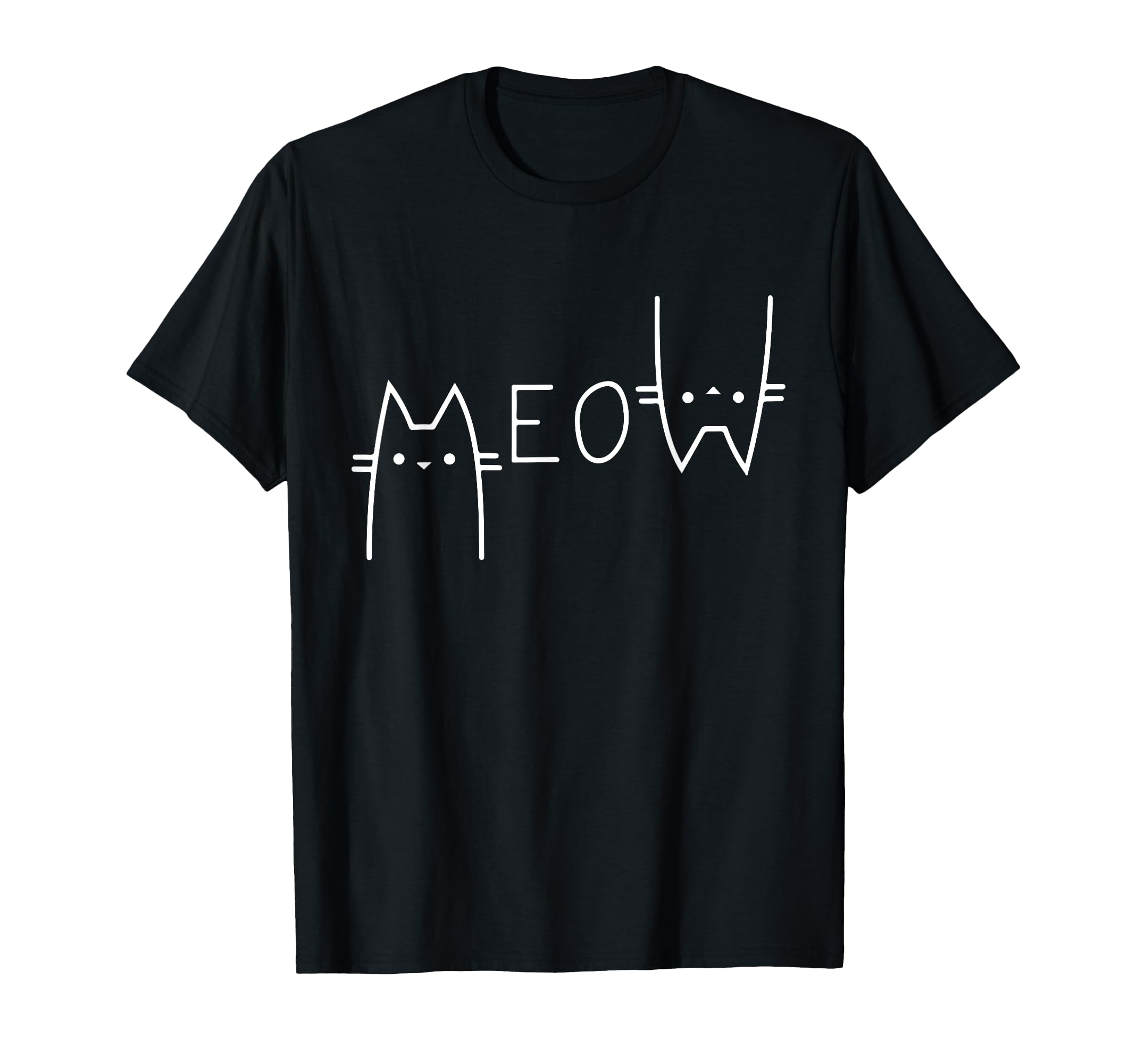 Funny Meow Lovers - Cat Mom Gifts for Girls Women Cat Mama T-Shirt
