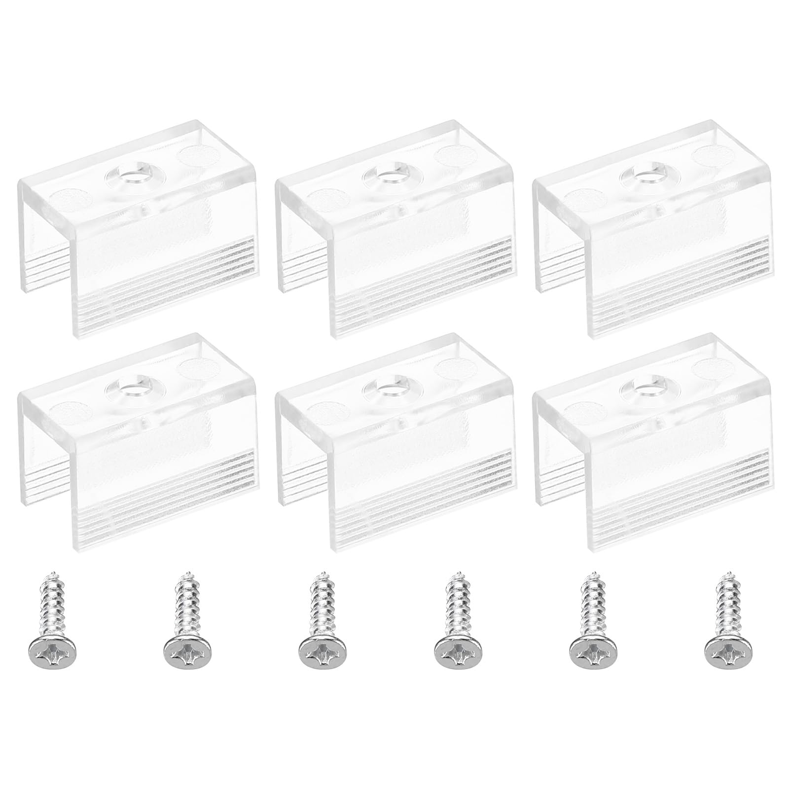 MECCANIXITY Rope Light Mounting Clips, 50 Pack Wall Channel Mounting Holder Accessories for 11.9mm to 12.4mm Waterproof LED Strip, Translucent — Amazon image 14