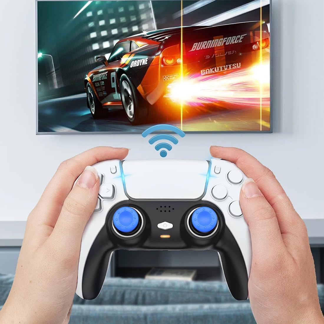 24 Multicolor Silicone Controller Thumb Grips for Xbox One Series X/S, PS5, PS4, PS3, PS2, Xbox 360, One Controller Accessories