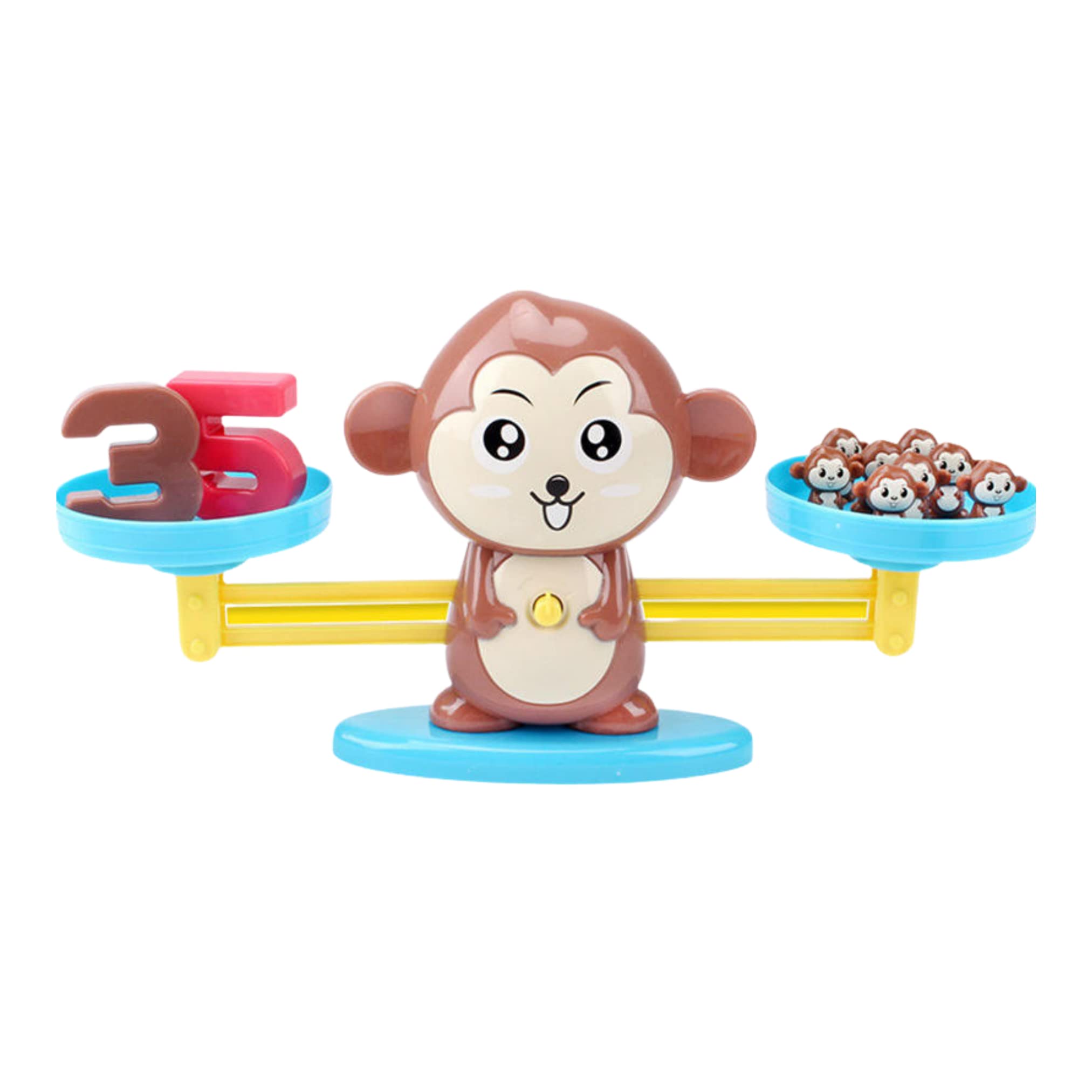 Kidology Monkey Balance Counting Toys|Cool Math Game For Kids Preschool Game|Educational Number Learning Toy, Fun Children'S Gift Kids Toy (Monkey),Multicolor