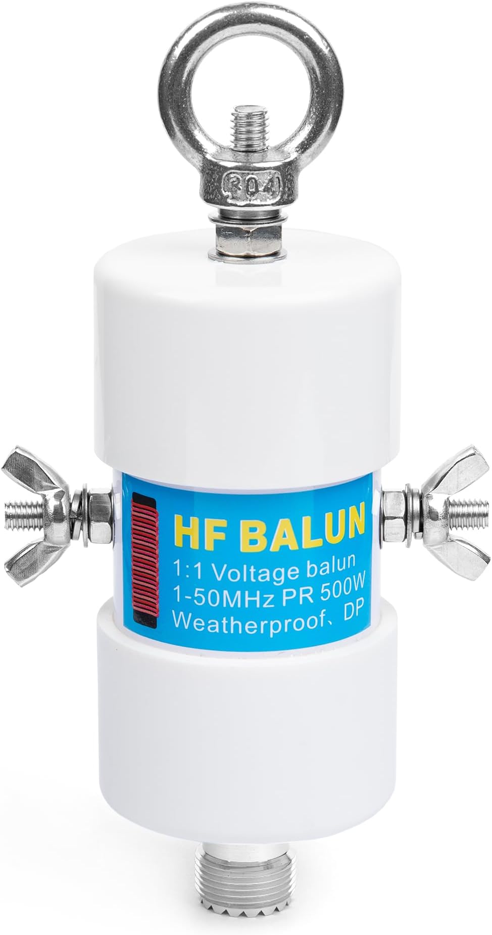 Fumei 1-50MHz 500Watt HF Balun DIY Waterproof Antenna Balun 1:1 Voltage Balun with UHF Female (SO-239) connector