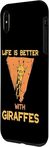 Miniatura 2 de Funda para iPhone XS Max Life Is Better With Giraffes Giraffe Safari Animal