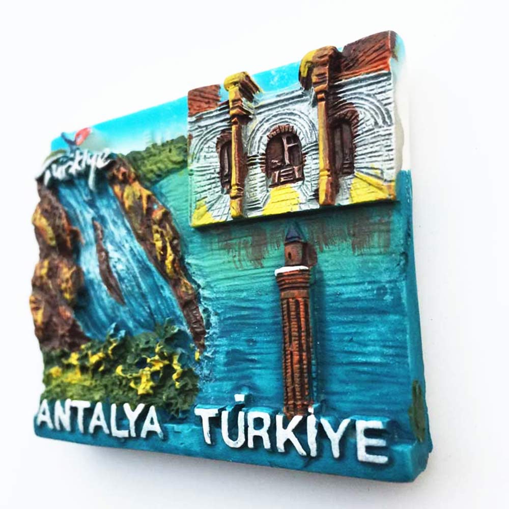 Antalya Turchia 3D Magnete per frigorifero Souvenir Gift
