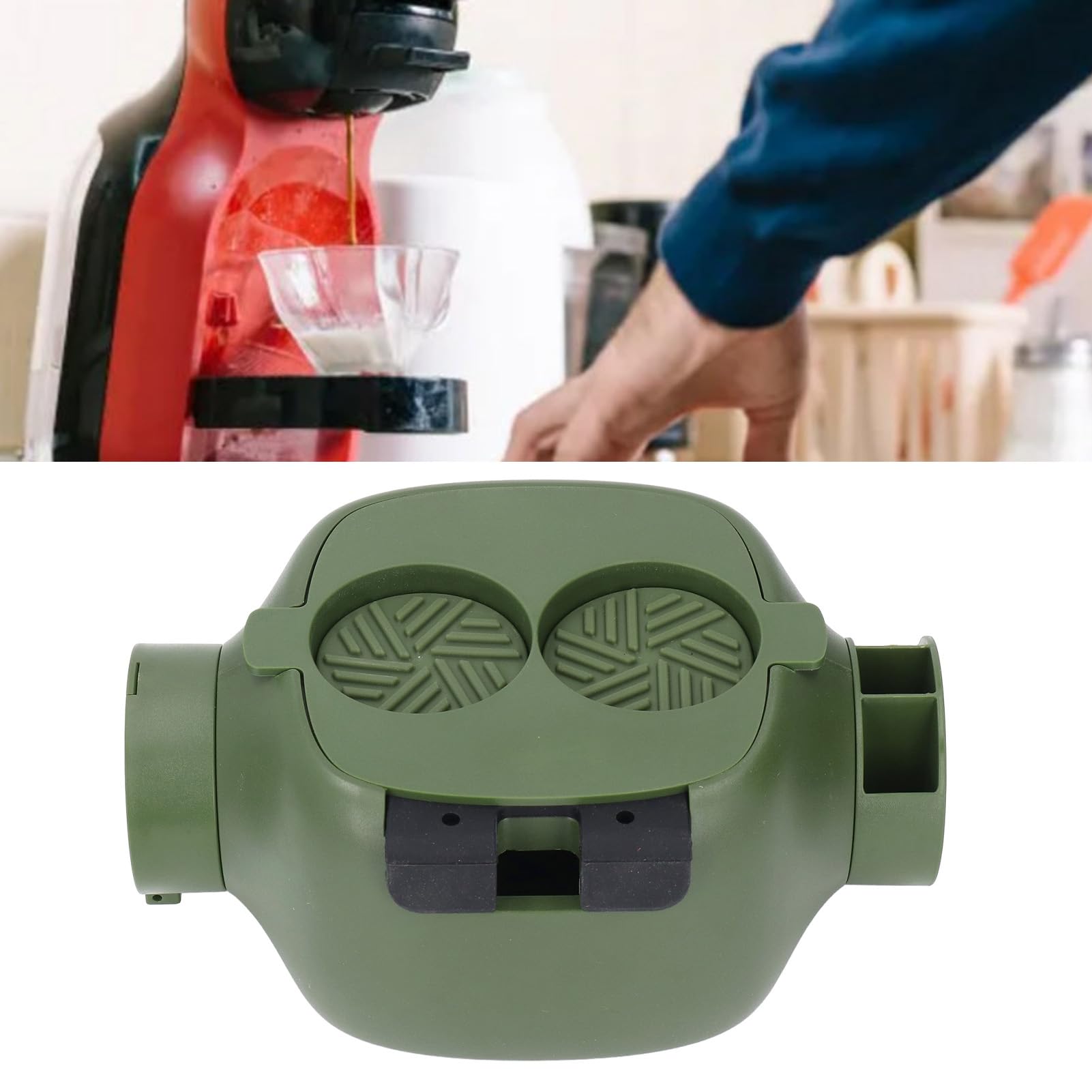 KKPLZZ Bussola per caffè, Plastica ABS, Design Portatile e Silenzioso