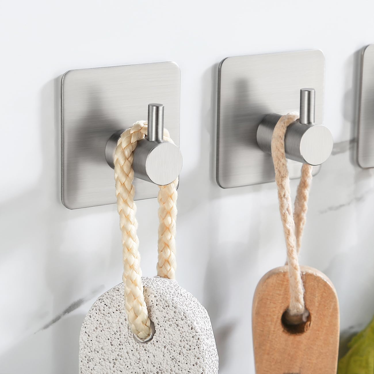Ganci Adesivi Gancio Adesivo, DANCINGNAIL Ganci Cucina Ganci Portasciugamani in Acciaio Inox