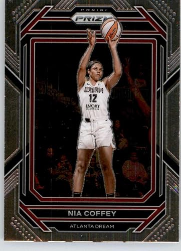 Miniatura 1 de 2023 Panini WNBA Prizm #23 Nia Coffey Atlanta Dream Official Womens Basketball Trading Card